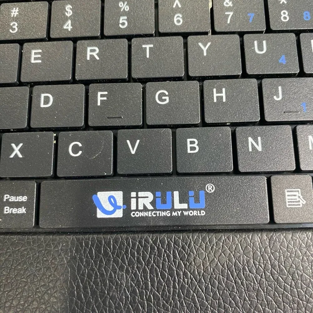 Irulu (7”-8”) Micro USB Keyboard Case with Stand.